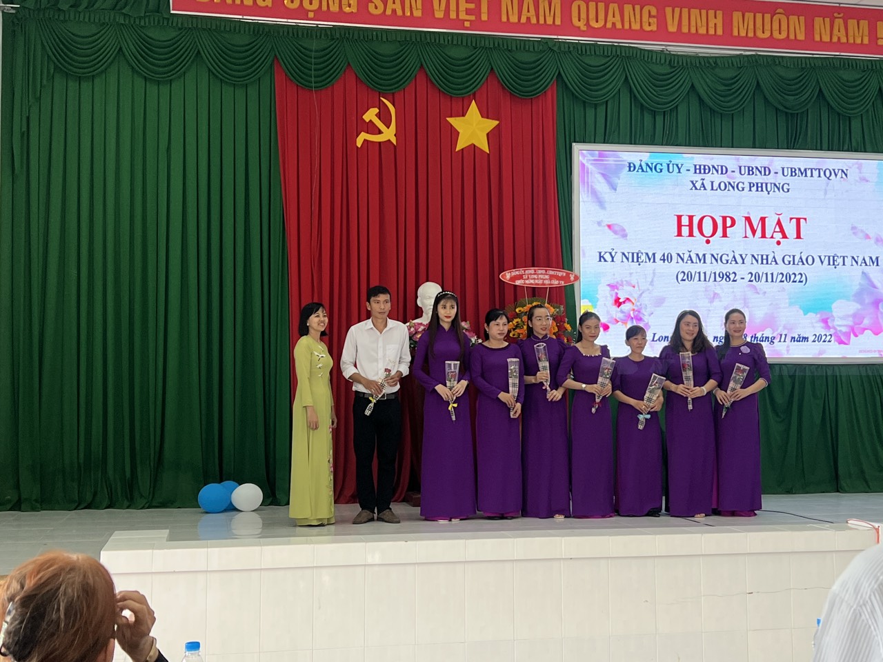 Tổ chức ngày họp mặt Nhà giáo Việt Nam nhân kỷ niệm 40 năm ngày nhà giáo việt nam(20/11/1982-20/11/2022)