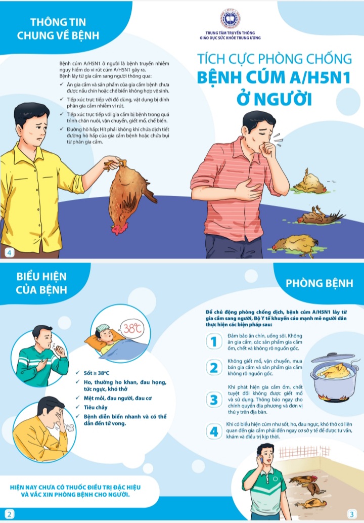 Tuyên truyền phòng chống Bệnh cúm A /H5N1  ở người